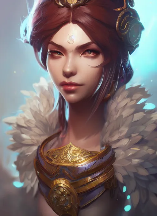 Prompt: a highly detailed illustration of makima, intricate, elegant, highly detailed, centered, digital painting, artstation, concept art, smooth, sharp focus, league of legends concept art, wlop.