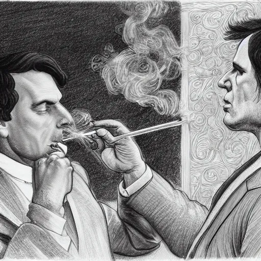 Prompt: sketch of jair bolsonaro taking a vape by sandro botticelli in 4 k ultra high resolution, with inspiring feeling