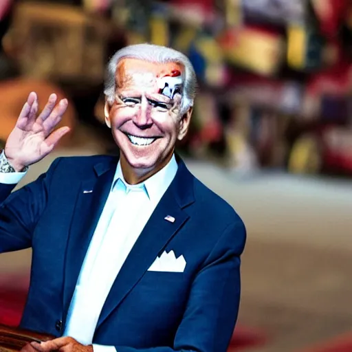 Prompt: joe Biden in the style of Sanrio