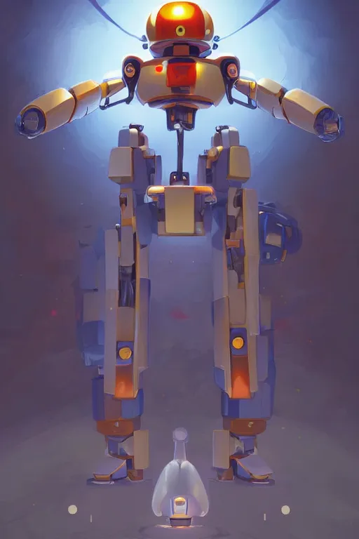 Image similar to metabots medabots medarotto medarot robot minimalist comics, behance hd by jesper ejsing, by rhads, makoto shinkai and lois van baarle, ilya kuvshinov, rossdraws global illumination ray tracing hdr radiating a glowing aura