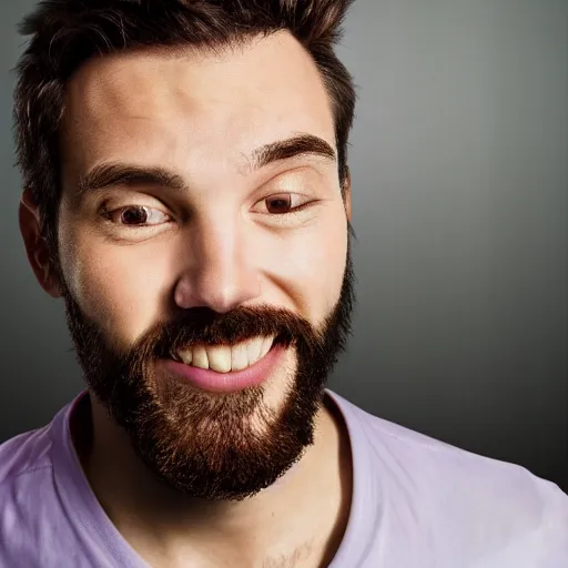 Image similar to recursive image of a man, high quality, high resolution