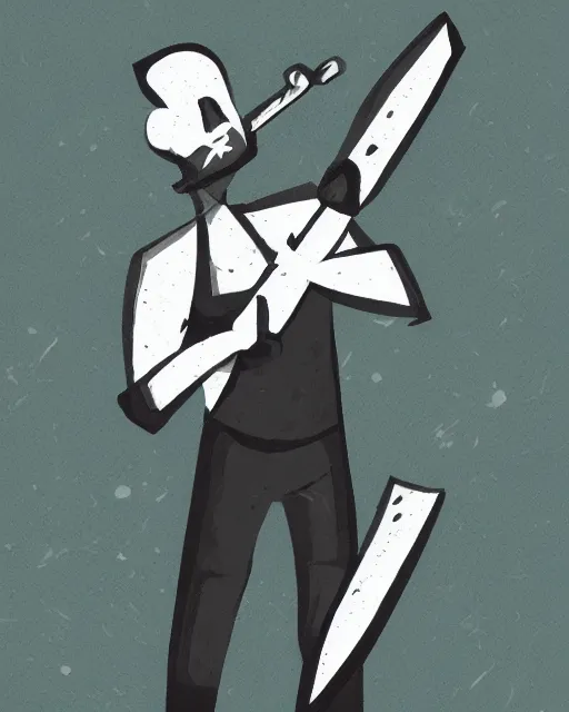 Image similar to noob ord wielding an axe