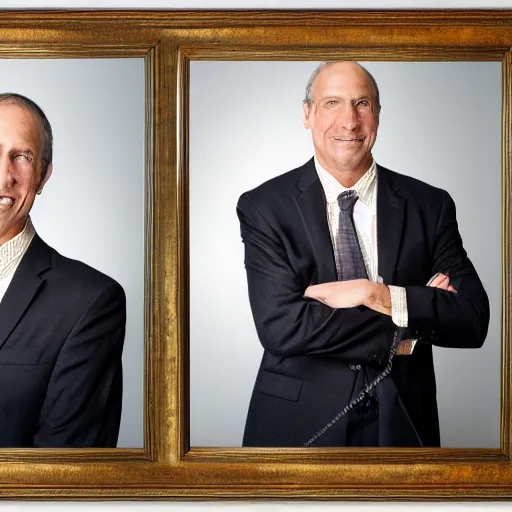 Image similar to randle handler corporate portrait, professional profile picture, hyperreal lifelike detailed photo portrait corporate professional