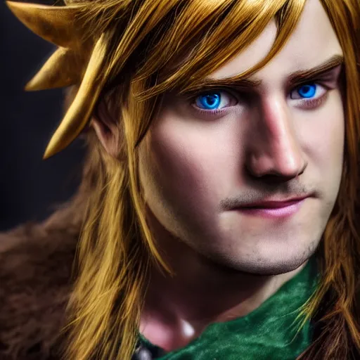 Image similar to realistic rendition of Link, photography, cosplay