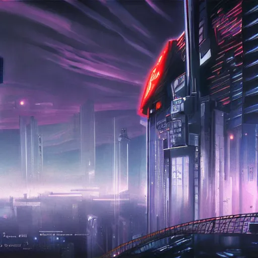 Prompt: neo tokyo evangelion dystopian future, matte painting, art station, high resolution