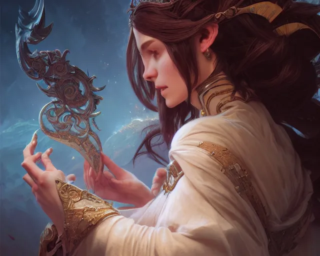 Image similar to photography of ul di rico, deep focus, d & d, fantasy, intricate, elegant, highly detailed, digital painting, artstation, concept art, matte, sharp focus, illustration, hearthstone, art by artgerm and greg rutkowski and alphonse mucha