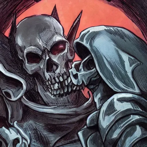 Image similar to skull knight