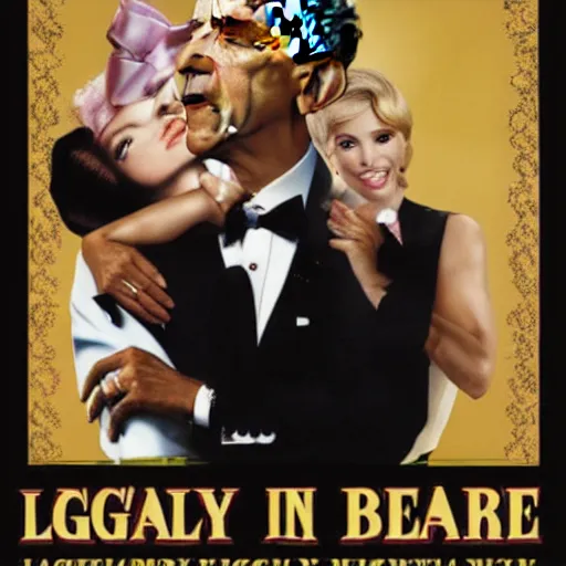 Prompt: barack obama on the legally blond movie poster, painted by salvador dali