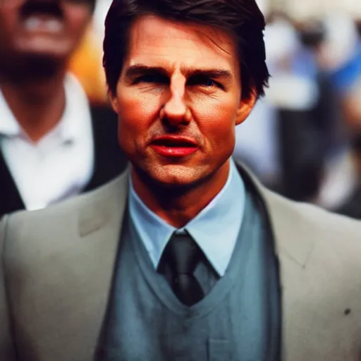 Prompt: photo of tom cruise as a black man, cinestill, 8 0 0 t, 3 5 mm, full - hd