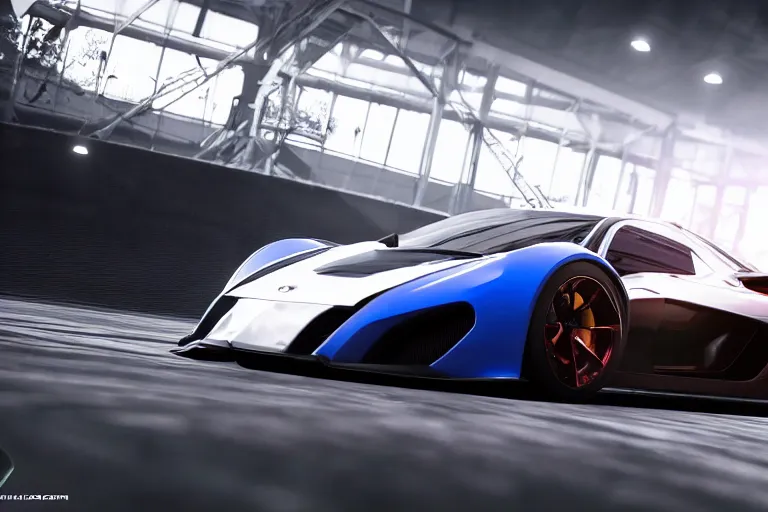 Image similar to photo wallpaper sport car gran turismo 7 forza horizon need for speed fast and furious 5 unreal engine supercar hypercar game concept car octane render, 4 khd 2 0 2 2 3 d cgi rtx style chrome reflexion global illumination ray tracing hdr arstation pixar and disney unreal