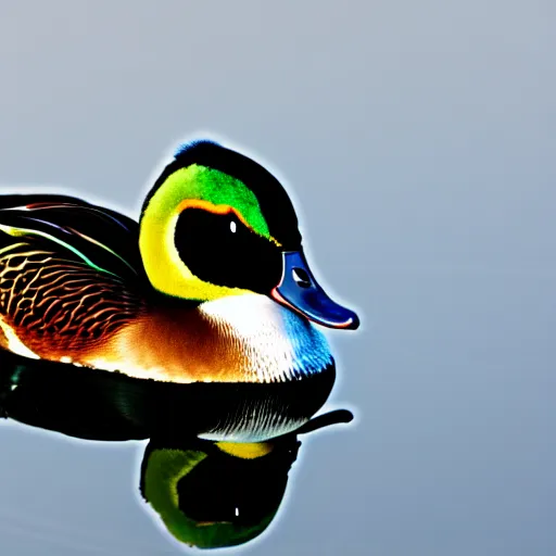 Image similar to a crowned duck