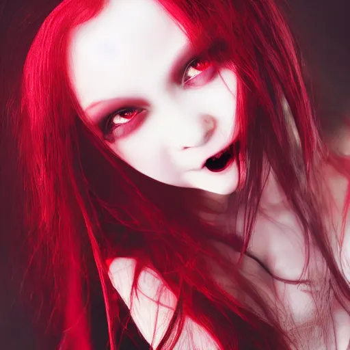 Prompt: vampire girl photo