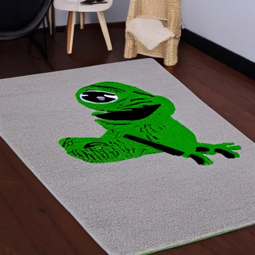 Prompt: rug pull pepe