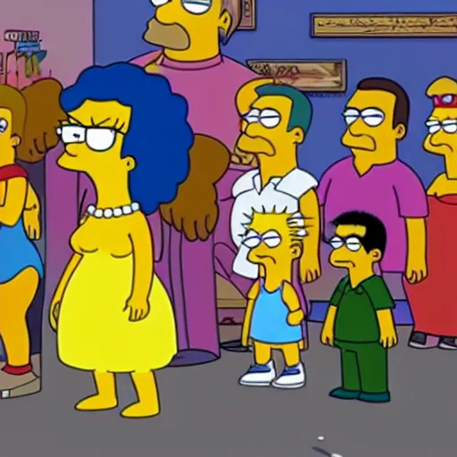 Image similar to kim kardashian in the simpsons super high quality 4k HD