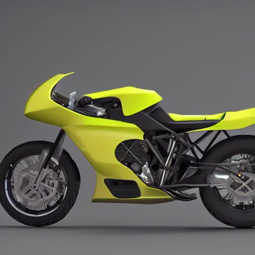 Prompt: motorcycles designed by massimo tamburini, octane render, ray tracing, hyper realistic, 4 k