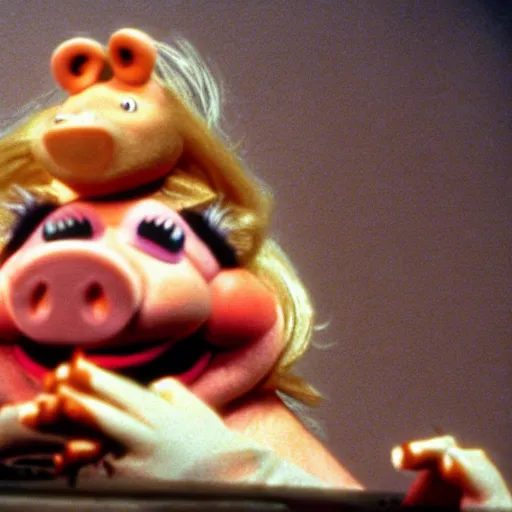 Prompt: “A film still of Miss Piggy in The Fifth Element (1997), directed by Luc Besson” 4k