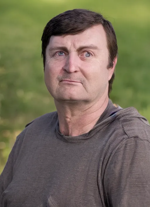 Image similar to portrait photo still of real life randy marsh, 8 k, 8 5 mm, f. 1 4