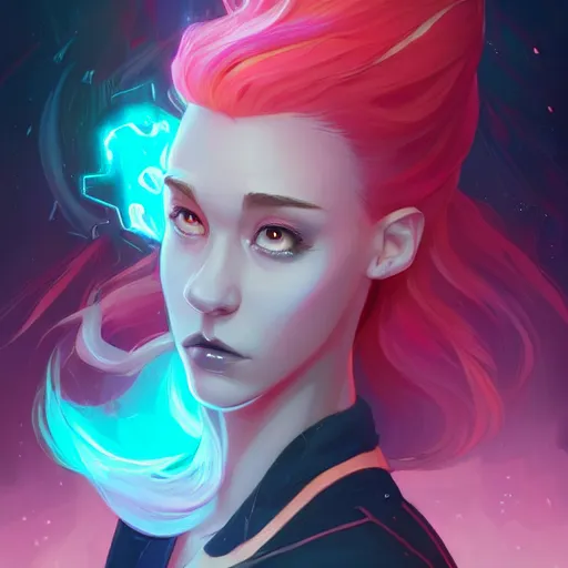 Image similar to a portrait of a beautiful Stella Maeve dark magic, art by lois van baarle and loish and ross tran and rossdraws and sam yang and samdoesarts and artgerm, digital art, highly detailed, intricate, sharp focus, Trending on Artstation HQ, deviantart, unreal engine 5, 4K UHD image