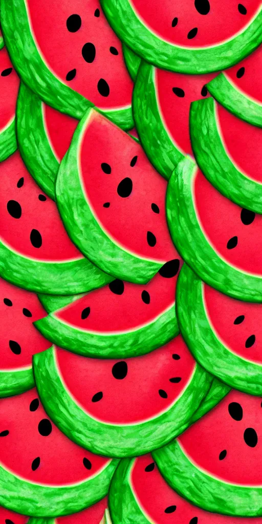 Limitless Summer: Watermelon - Memphis Style Wallpaper by Dilara İsis Yavuz  | Illustrator on Dribbble