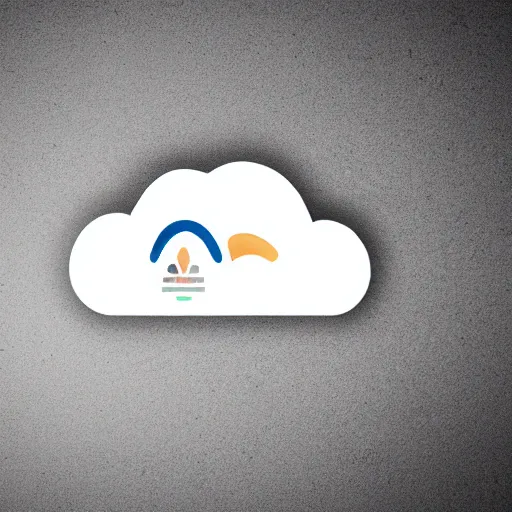 Prompt: logo combining cloud and drone