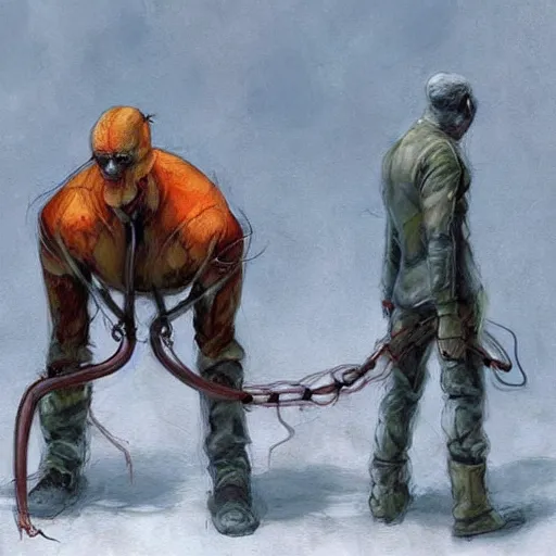 Image similar to half - life 3 concept art painting by esao andrews