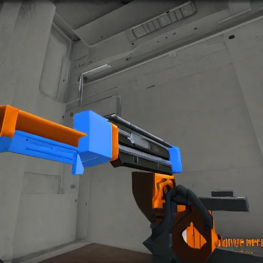 Prompt: half life gravity gun, blueprint