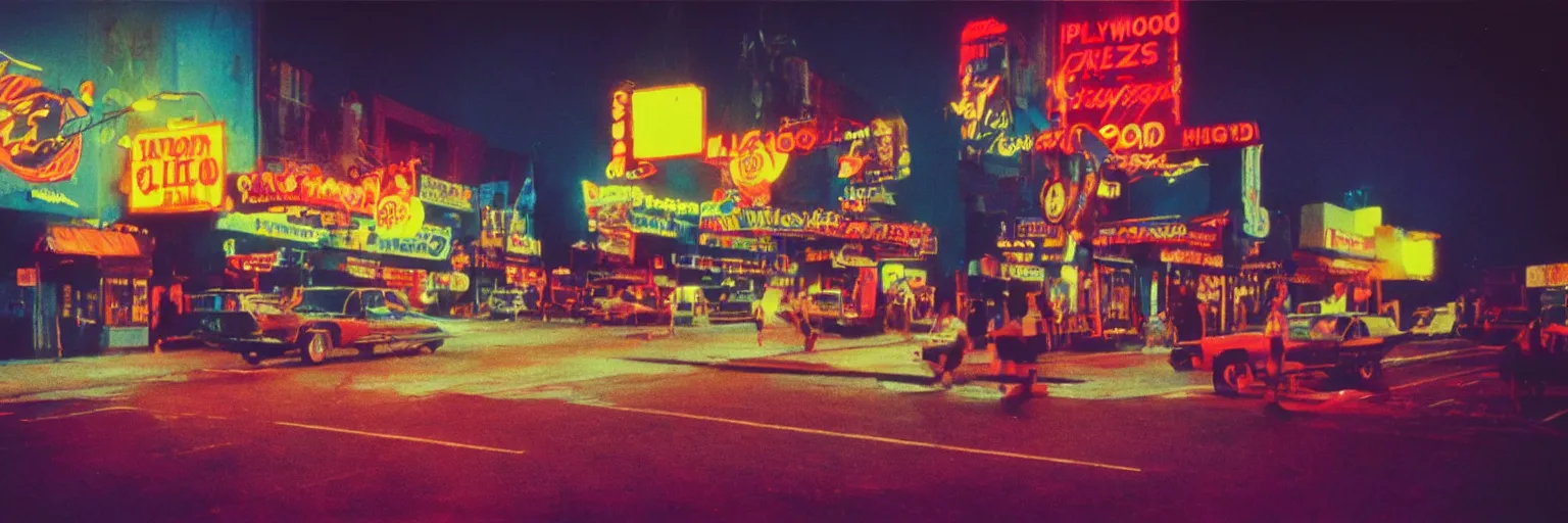 Image similar to 8 0 s polaroid photo, cinema still from hollywood movie, sleazy man watching night streets, colorful haze, americana, high production value, 8 k resolution, hyperrealistic, hdr, photorealistic, high definition, high details, tehnicolor, award - winning photography, masterpiece, amazing colors