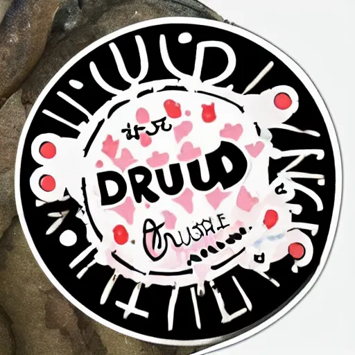 Prompt: cute droud sticker