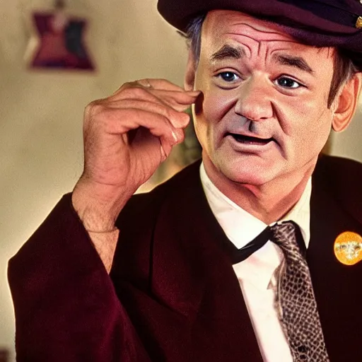 Image similar to bill Murray in the movie White Christmas