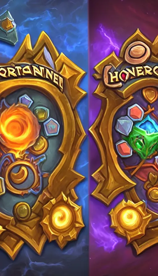 Image similar to the two complementary forces that make up all aspects and phenomena of life, from Hearthstone