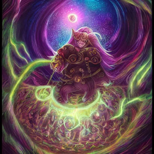 Image similar to kirby's epic yarn in the style of anato finnstark