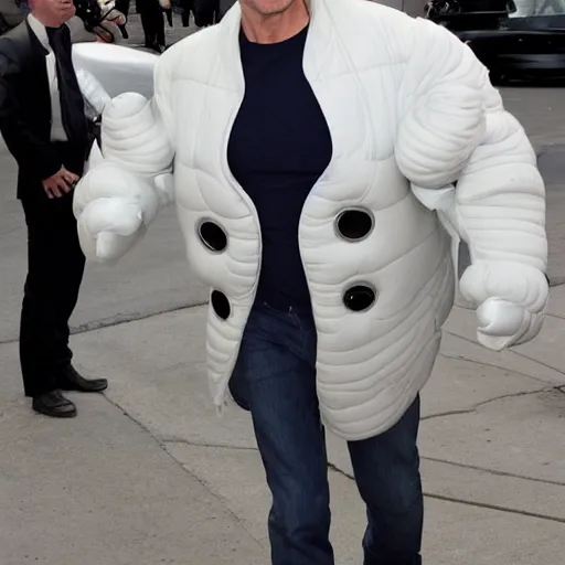 Image similar to tom cruise as the michelin man