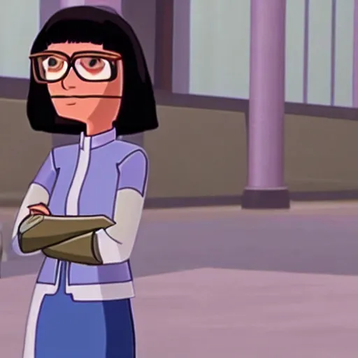 Prompt: A still of Tina Belcher in Star Wars: The Clone Wars (2008)