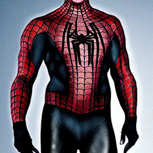 Image similar to till lindemann looks like spider man