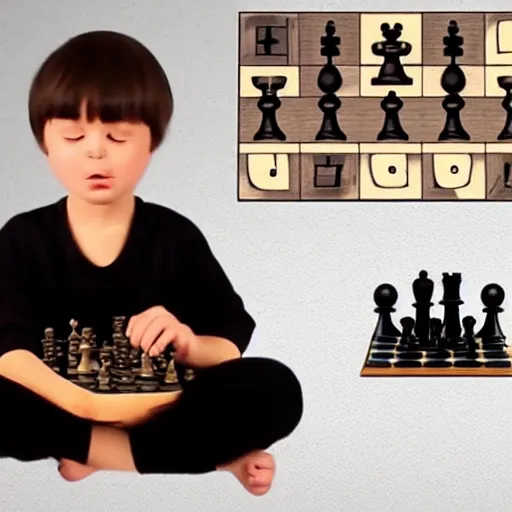 Image similar to how to teach a cat to play chess, youtube tutorial