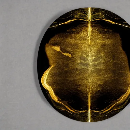 Prompt: intricate reflection refraction marble gold obsidian preraffaellite portrait photography slice