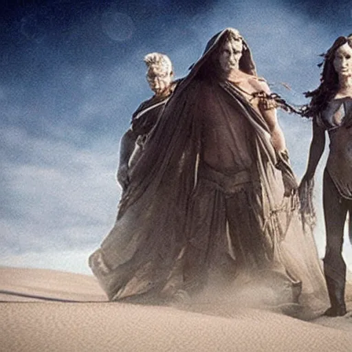 Image similar to sand wraith movie still amazing