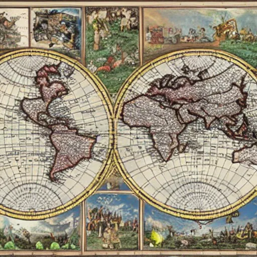 Image similar to detailed and accurate full map of the world