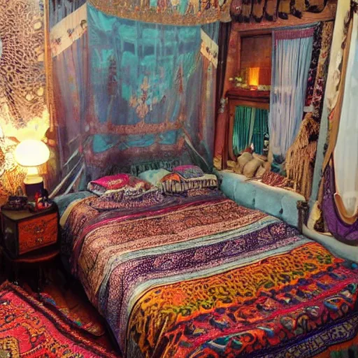 Image similar to Bohemian Bedroom