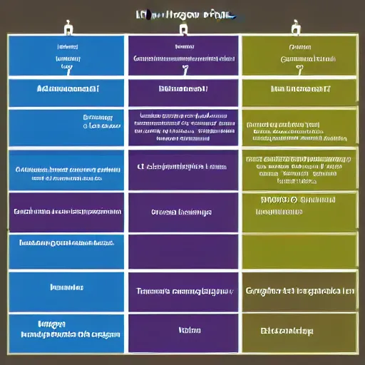 Prompt: flow chart diagram of the first successful AGI model, inkscape, excalidraw, Text Language: English, Font: Times New Roman, correct spelling, good grammar, clear explanation