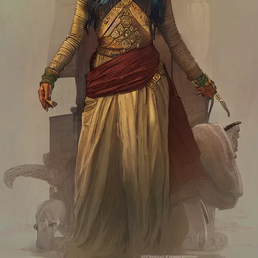 Image similar to indian doctor as a game of thrones character, highly detailed digital painting, artstation, concept art, smooth, sharp focus, illustration, art by artgerm and greg rutkowski and alphonse mucha