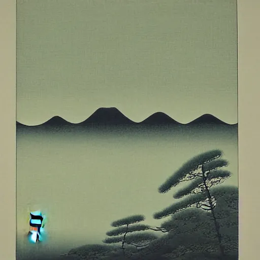 Image similar to a landscape by katayama bokuyo.