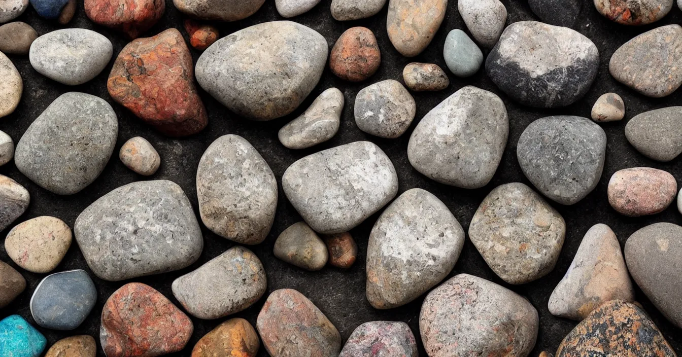Prompt: a collection of beauty full rocks