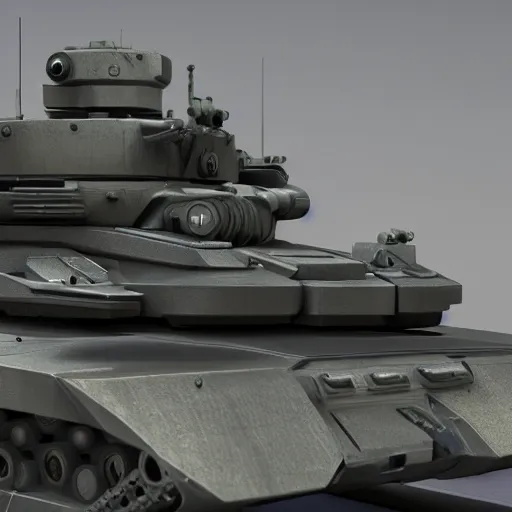 Prompt: futuristic tank by jan - bart van beek, roland ijzermans, trending on artstation, 8 k, highly detailed