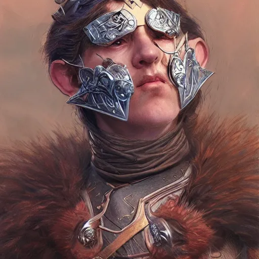 Image similar to realistic d & d fantasy character wearing a heart shaped mask, closeup portrait art by donato giancola and greg rutkowski, vintage retro, realistic face, digital art, trending on artstation, symmetry!!