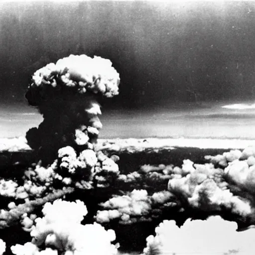 Image similar to atomic bomb explosion in hiroshima