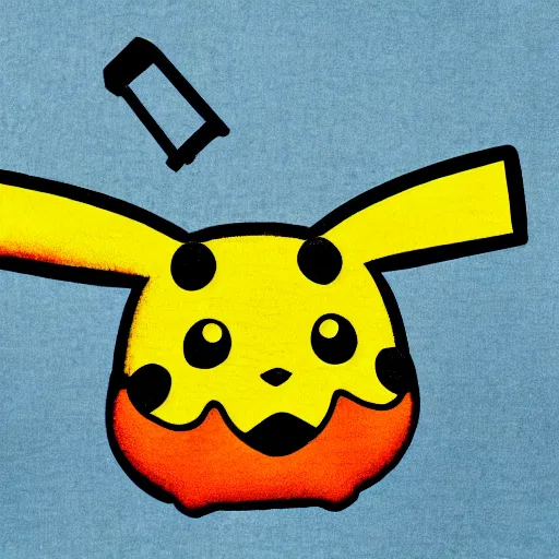 Image similar to a brick pikachu