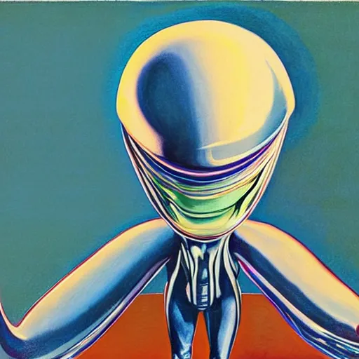 Image similar to alien by wayne thiebaud