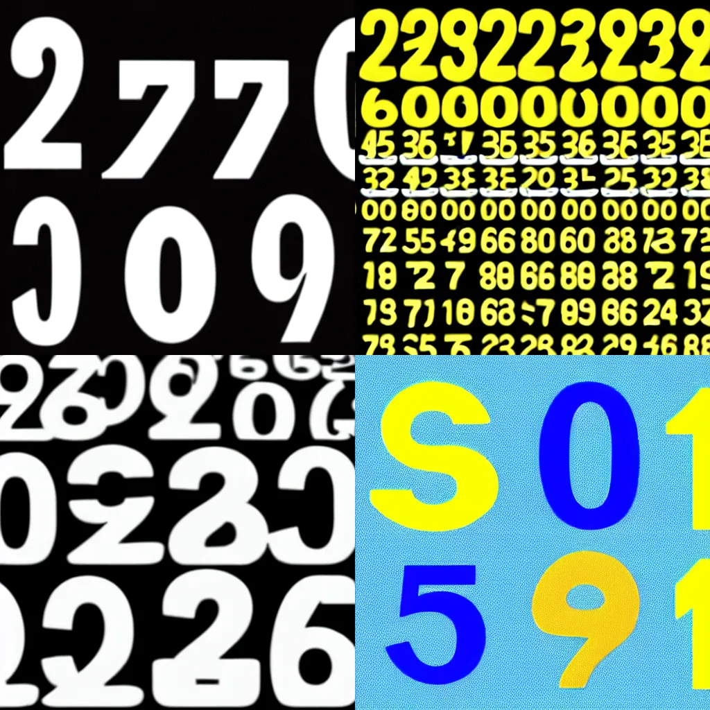 Numbers Multiplied By Zero Stable Diffusion OpenArt