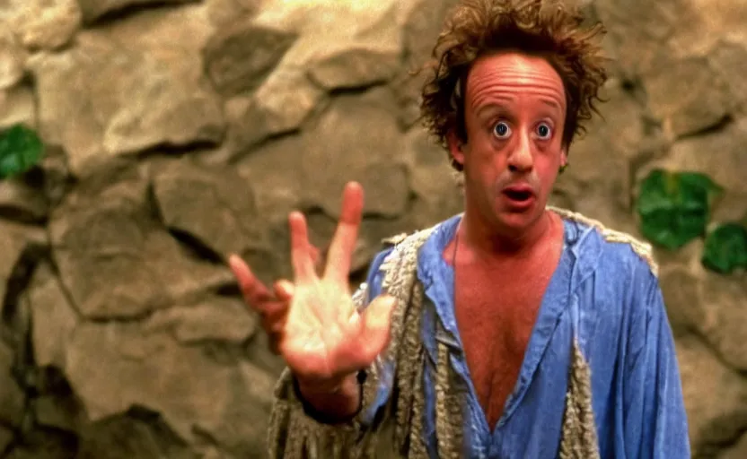 Image similar to a still of pauly shore in labyrinth ( 1 9 8 9 ),